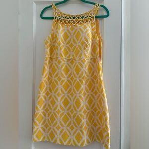Gorgeous yellow lily dress